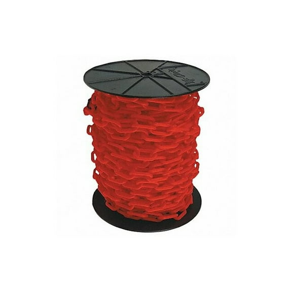 Mr. Chain Plastic Chain Gloss - 125 Ft, 2 In, Red
