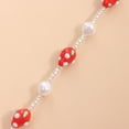 thumbnail image 4 of Bangcool Collier pour Femmes Collier Ras du Cou Perles Fraise Artificielle Collier Court, 4 of 10
