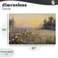 thumbnail image 4 of Stupell Industries Traditional Serene Twilight Meadow Canvas Art, 30 x 20, by Petals Prints Design, 4 of 8
