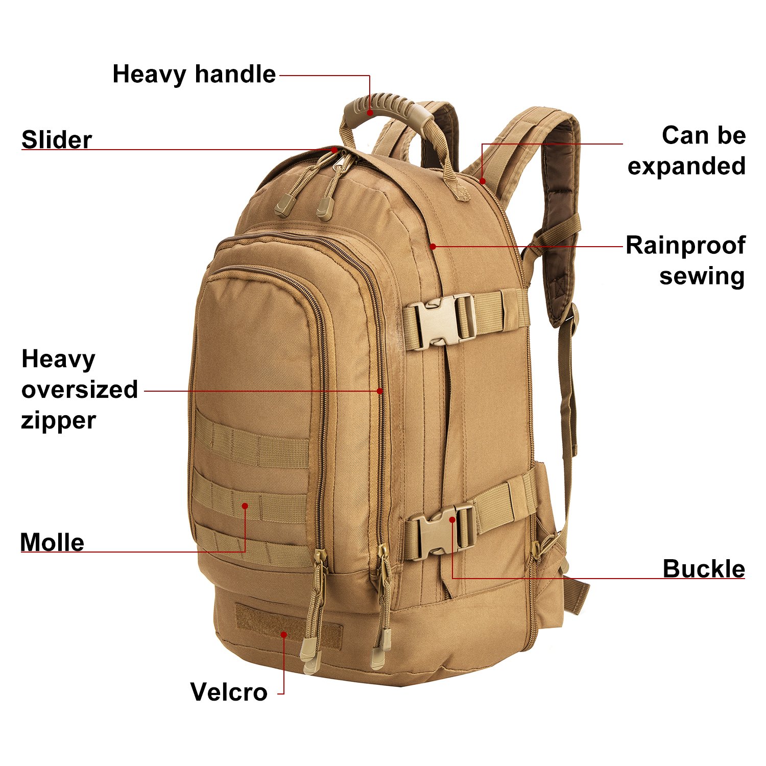 60l tactical backpack