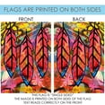 thumbnail image 4 of Toland Home Garden Flashy Feathers Bird Feather Flag Double Sided 12x18 Inch, 4 of 5
