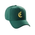 thumbnail image 3 of Daxton Structured Baseball Hat Cap Curved Visor Old English Font Alphabet A to Z, Hunter Hat Gold E, 3 of 4