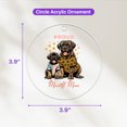 thumbnail image 4 of Happy Mother's Day Proud Mastiff Mom Acrylic Round Ornament Mastiffs Dog Lover Gifts Idea Home Tree Decor - 03003, 4 of 4