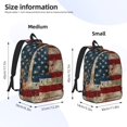 thumbnail image 2 of Fotbe American Flag1 Mochila de Lona con Estampado, Mochila Duradera, Mochila Versátil de Alta Calidad, Mochila Compacta Vintage-Medium, 2 of 5