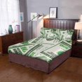thumbnail image 2 of FMSHPON 3 Piece Bedding Set Dollar Twin Size Duvet Cover with 2 Pillowcase for Home Bedding Room Decoration, 2 of 4