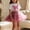 Pink, variant on Girls 3D Butterfly T-Shirt and Tutu Skirt Set, European Style Two-Piece Princess Dress with Puffy Skirt, Cute Toddler Birthday Party Outfit, Round Neck Short Sleeve Top Green 130