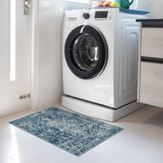 Wonnitar Washable Vintage 2x3 Rug Runner for Hallways Non-Slip, Traditional Non-Shedding Entryway Mat Soft Carpet for Bathroom Foyer Bedroom