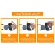thumbnail image 3 of Correa Retráctil Doble para Perros, Correa Retráctil Reflectante para Mascotas, Accesorio de Correa de Tracción para Caminar para Perros, para Pasear a Dos Perros (GRAY), 3 of 9