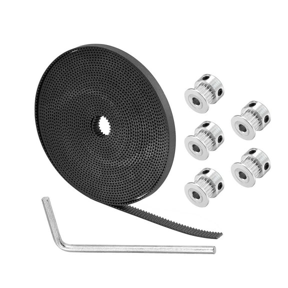 Uxcell 20 Teeth Timing Pulley Wheel, Timing Belt Circumference Closed for 3D Printer