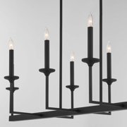Quorum International 6505-8-59 Eldorado 8 Light 48 Wide Taper Candle Linear Chandelier -