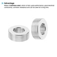 thumbnail image 4 of M6 Stainless Steel Spacers, 10 Pcs Metal Spacer Stainless Steel 6.2mm ID x 12mm OD x 6mm L for 1/4" or M6 Screw Bolts, 4 of 5