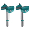 thumbnail image 1 of Uxcell 2 Piezas Broca Forstner 1-3/4" (45mm) Broca de Carburo para Madera Abridor de Agujeros para Bisagras Mango Redondo, 1 of 7