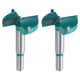 thumbnail image 1 of Uxcell 2 Piezas Broca Forstner 1-3/4" (45mm) Broca de Carburo para Madera Abridor de Agujeros para Bisagras Mango Redondo, 1 of 7