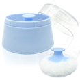 thumbnail image 1 of Caja de soplo de polvo para bebé sin BPA, grande, 2.8 pulgadas, cuerpo esponjoso, caja de polvo para después del baño, cuidado del bebé, cara/cuerpo, vellosidades en polvo, contenedor de maquillaje, c, 1 of 5