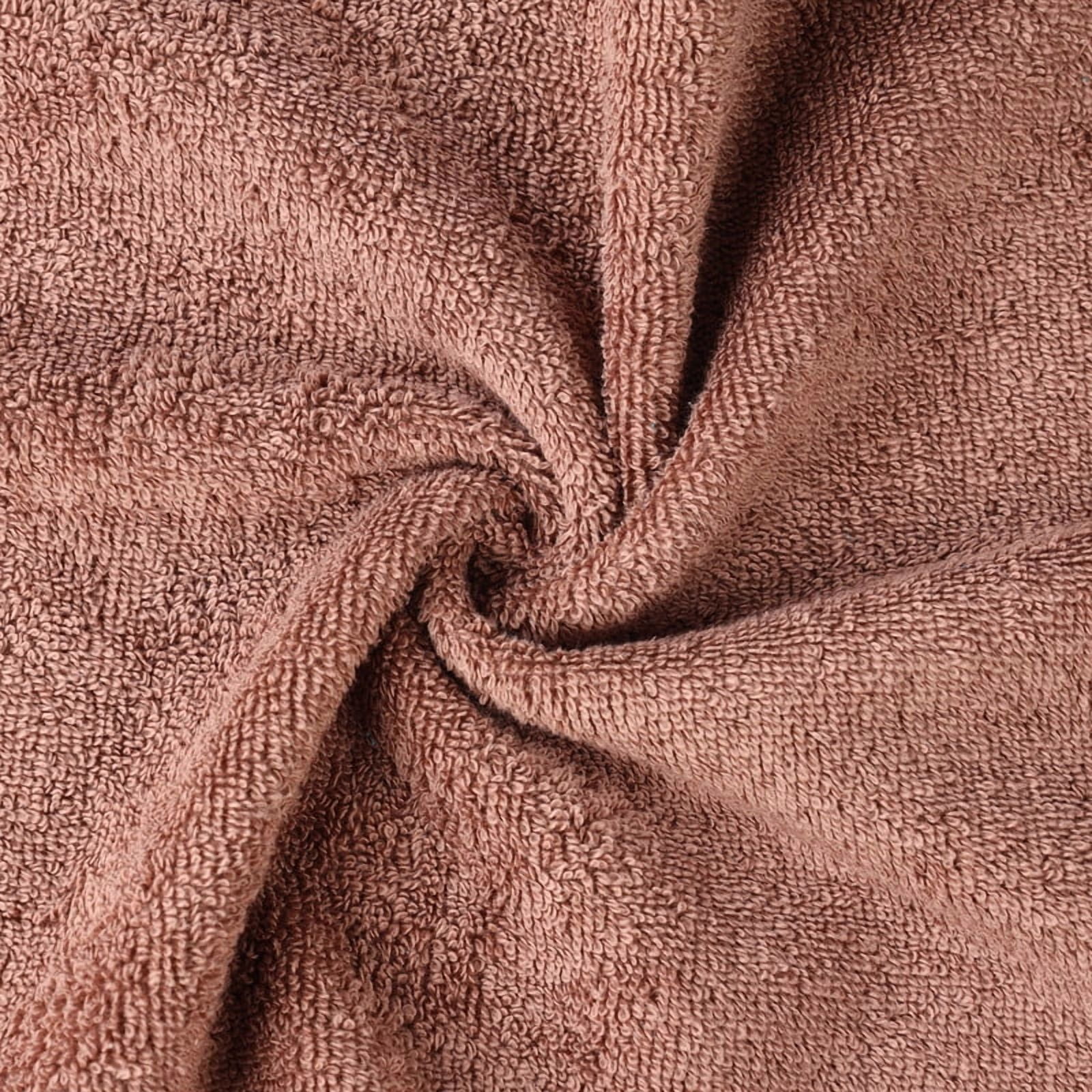 Superior Kendell Egyptian Cotton Hand Towels, Set of 6, Sedona