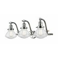 thumbnail image 1 of Innovations 515-3W-PC-G324 Olean 3 Light Bath Vanity Light part of the Franklin Restoration Collection, Polished Chrome, 1 of 1