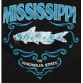thumbnail image 2 of Cute Mississippi Catfish Floral MS Women's Graphic T Shirt Tees Brisco Brands S, 2 of 5