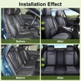 thumbnail image 6 of AQBDDBQ Car Seat Covers Full Set Fit for Toyota RAV4 2013-2026 Premium Leather Seat Covers with Lumbar Support,Waterproof Auto Protectors Cushions Gray,Full Set(2 Row 5 Seats), 6 of 9