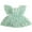 Green, variant on Mevireiy Baby Girls Lace Tulle Romper Dress Leaf Floral Embroidery Sleeveless Bodysuit,Pink,0-3 Months
