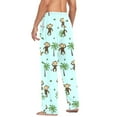 thumbnail image 6 of Funny Monkey and Tree Palm joogoo Men's Pajama Pants Cotton Long Sleepwear Lounge Pants M, 6 of 7