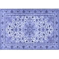 thumbnail image 1 of Ahgly Company Machine Washable Indoor Rectangle Persian Blue Traditional Area Rugs, 7' x 10', 1 of 4
