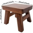 thumbnail image 2 of Elm Wood Children's Step Stool with Non-Slip Seat, 2 of 5