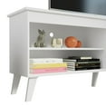 thumbnail image 4 of Madesa TV Stand Unit with 4 Shelves and Cable Management for 55, 65 Inch Media 1 Storage Gaming Media Console Living Room and Bedroom Entertainment Center Modern Wooden Television Cabinet - White, 4 of 8