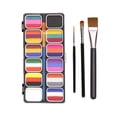 thumbnail image 2 of de Pintura Corporal Caras con 3 Pinceles Suministros Pintura Facial Elegante Lavable para Decoración de Halloween Adultos Festival de Sunnimix Pintura corporal, 2 of 8