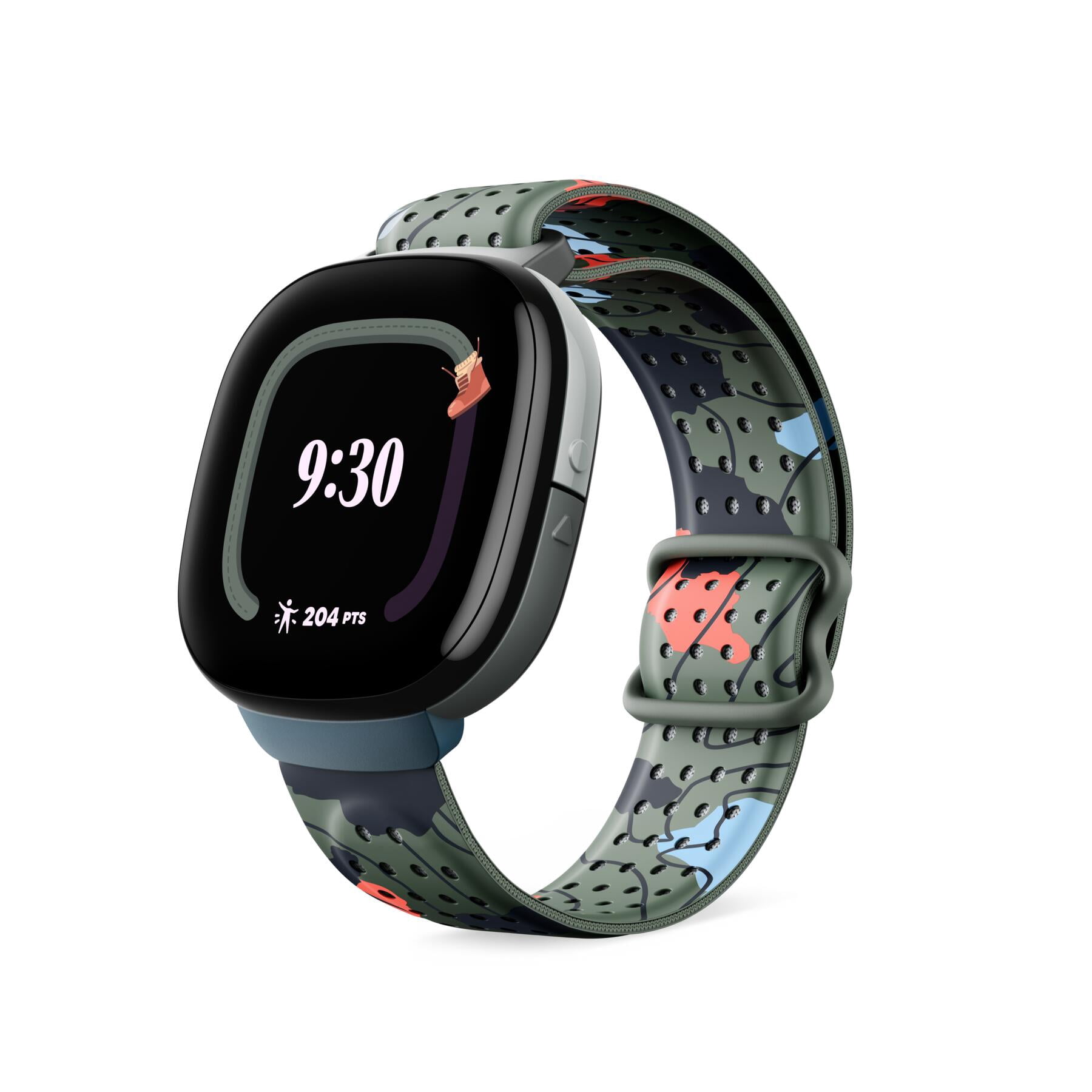 Fitbit Ace LTE Band - Kids Smartwatch Band - Water Resistant - One Size Fits All - Camp Nightmare