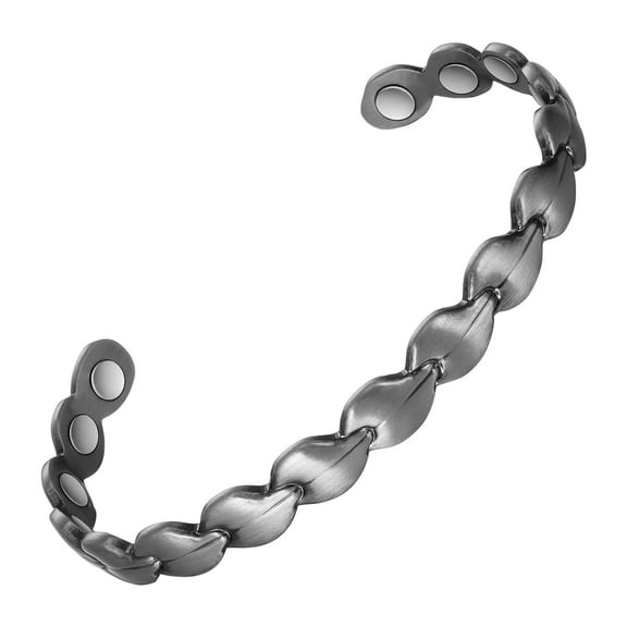 6.5'' Pure Copper Bracelets for Women Men, Cuff Copper Bangles, Health Christmas Gift for Dad&Mom,CPB-2040S