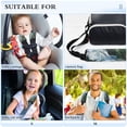 thumbnail image 5 of 2-Pack Seat Belt Covers with Flannel Seatbelt Shoulder Strap Case Adjustable Straps Soft Padding for Car White Peony Flower Medium, 5 of 8