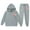 AA Grey, variant on Rhoudy Girls Clothes 2-3 Years Valentine'S Day Print Long Sleeved Letter Print Hooded Top Sweater Pants Set Relax Fit Outfits Black