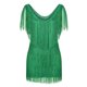 thumbnail image 5 of Vestidos Para Mujer Vestidos de Invitados de Boda Moda Erógeno Cuello en V Color Sólido Borla Vestido Sin Mangas Falda Corta Odeerbi  ODB145702, 5 of 9