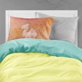 thumbnail image 2 of Polkadot Camel Watercolor Fabric Standard Pillowcase, 2 of 2