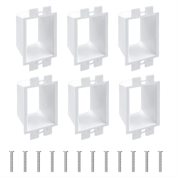 6 Piezas Extensor Caja Corriente Eléctrica -2, Extensor Caja Corriente Eléctrica, 1 Extensor Caja Corriente Eléctrica con 12 Tornillos