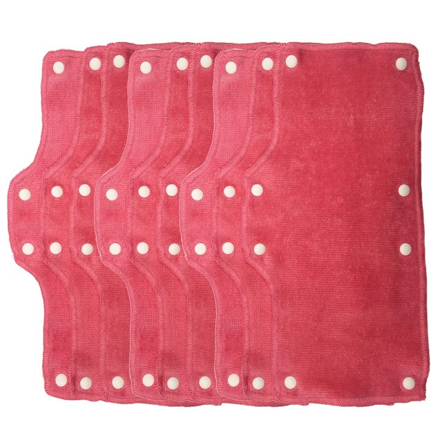Banda para el sudor para casco NAEE Pink Velvet Terry Cotton (paquete de 9)