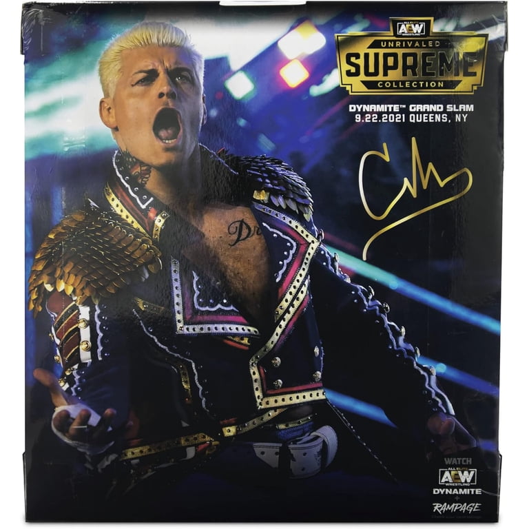 AEW Unrivaled Supreme- 6 inch Cody Rhodes Elite Wrestling Action