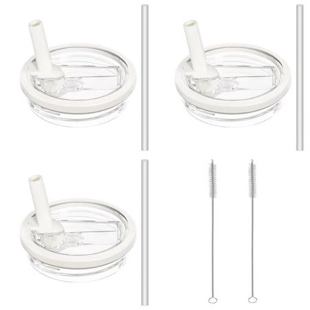 3 Pack Stanley Lid Replacement 40 oz, for Stanley Quencher H2.0 Cup Accessories, Spill-Proof Design, High-End Heat-Resistant Material