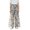 Grey, variant on Coerni Girls Ink‑Wash Printed Pants Lightweight Chiffon Wide Leg Pants Elastic High Waist Flowy Trousers Summer Casual Vacation