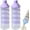 2 Purple, variant on 2 PCS 5 Layers Baby Milk Powder Dispenser, Portable Formula Dispenser, Travel Milk Powder Container, Snack Storage Box