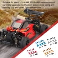 thumbnail image 4 of Vogacara 1 Juego de accesorios RC para coches de Control remoto resistentes, Kit de herramientas de modificación de montaje de vehículos, reemplazo para Kits de construcción modelo color titanio Vogacara FN001583-02, 4 of 5