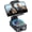 Ink Black, variant on Cell Phone Stand with Speaker and Colorful LED Lights, 4-in-1 Multifunctional Phone Holder Support , Adjustable Desktop Stand for iOS Android White