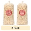 (2 pack) Colby Ridge Gourmet Craft Popped Gluten Free Popcorn Bulk Sized Large Gift Party Bags (Bulk 5 Gal. 80 Cups) (Fluffy White)