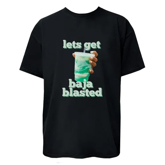 Let's Get Mountain Dew Blasted Funny Soda Drink Humor Apparel Unisex T-Shirt, up to Size 5XL