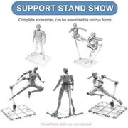 12X HG144 Adjustable Action Figure Display Holder Base Doll Model Support Stand