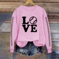 thumbnail image 1 of EQWLJWE Chemises à Manches Longues pour Femmes Décontractées en Solde, Chemises d'Été pour Femmes 2024 Tendance Vacances, Sweat à Capuche Imprimé Col Rond Automne pour Femmes, 1 of 4