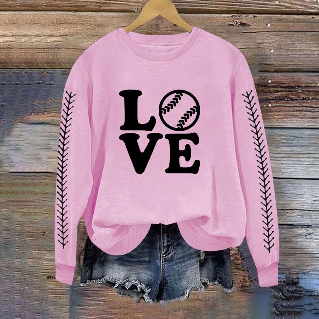 EQWLJWE Chemises à Manches Longues pour Femmes Décontractées en Solde, Chemises d'Été pour Femmes 2024 Tendance Vacances, Sweat à Capuche Imprimé Col Rond Automne pour Femmes