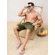 thumbnail image 4 of Bañador SILKWORLD para hombre con forro de compresión, color verde militar, 4 of 6
