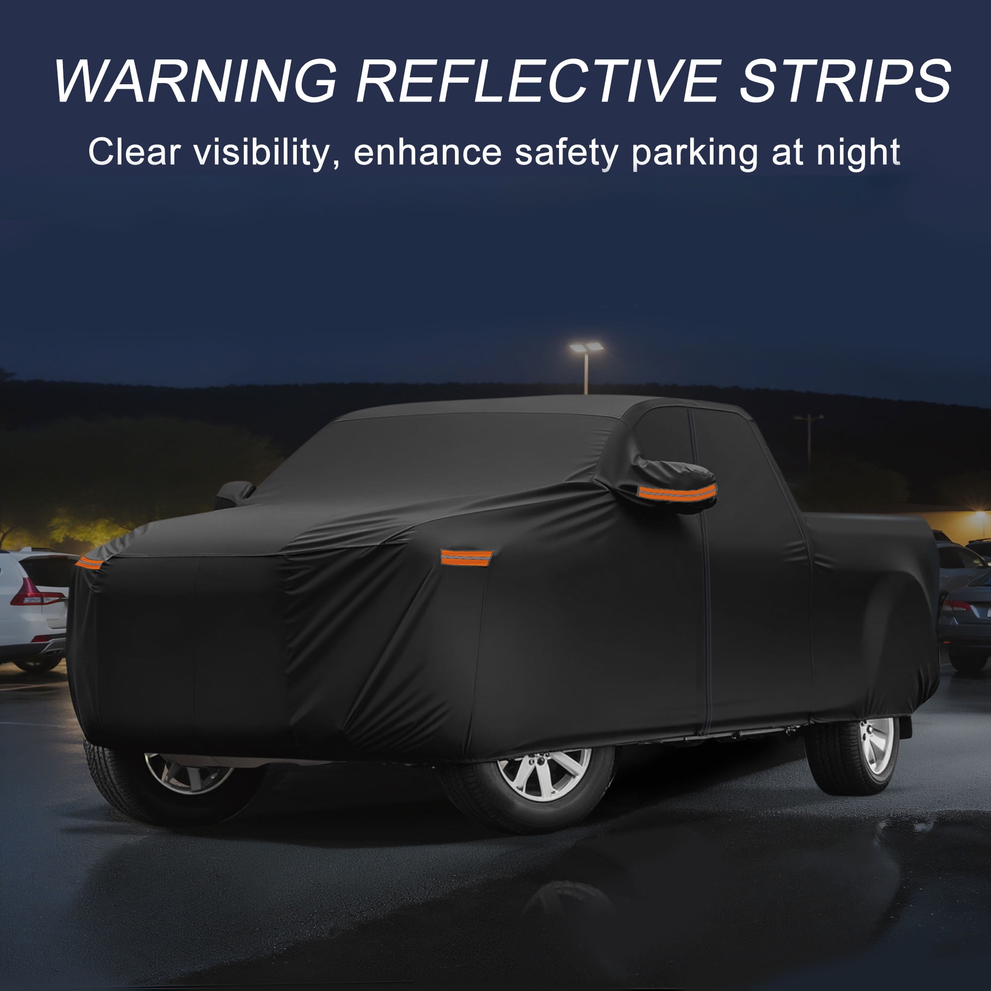 Unique Bargains Aluminum Car Cover for Hyundai Santa Cruz 198.82"x75.2"x59.06"