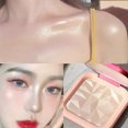 thumbnail image 3 of Highlighter Palette Kit, Shimmering Skin Highlighting Powder Makeup Illuminator Highlighter Palette, Natural Longlasting Glow, 3 of 3